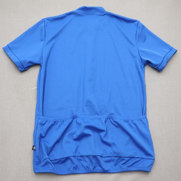 Aero Tech Designs 1/2 Zip Blue Leisure Bike Cycling Jersey Sz XL 3 Back Pockets - Picture 7 of 8